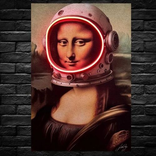 Mona Lisa quadro luminoso a led personalizzato