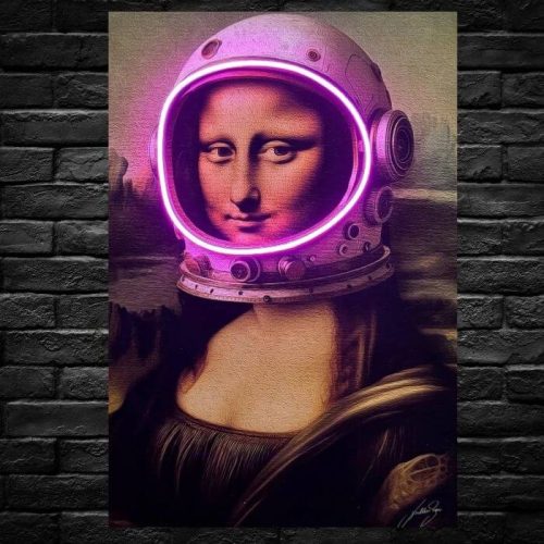 Mona Lisa quadro luminoso a led personalizzato