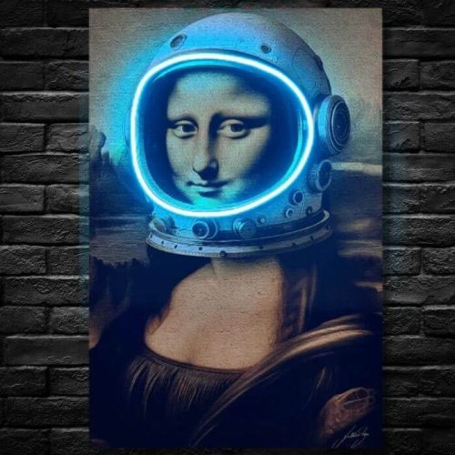 Mona Lisa quadro luminoso a led personalizzato