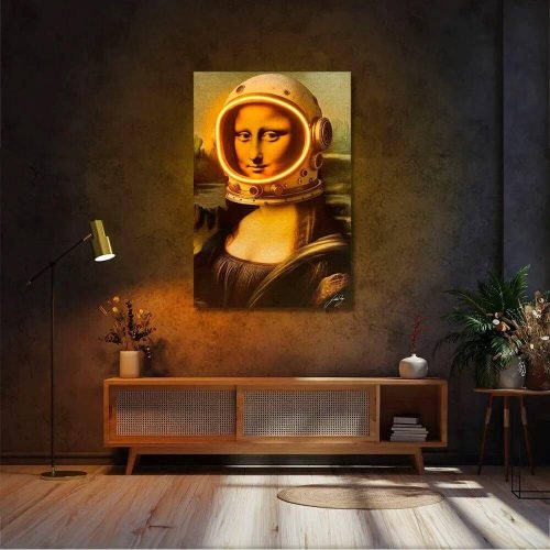 Mona Lisa led art quadro luminoso